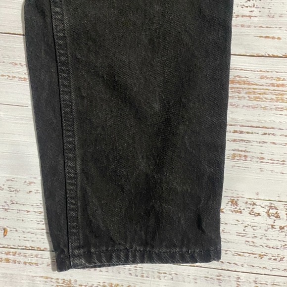 Levi's Retro 551 Relaxed Fit Tapered Leg Mom Jeans Black Women's Size 14 - Picture 5 of 16